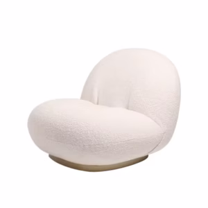 The Cloud Bouclé Swivel Accent Chair