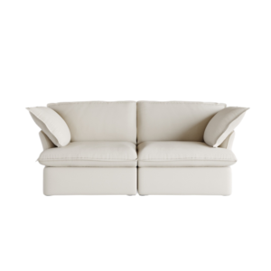 Contemporary White Sectional Sofa