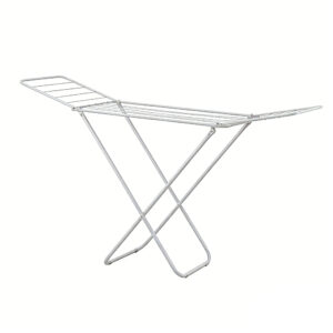X-shaped floor-standing clothes drying rack