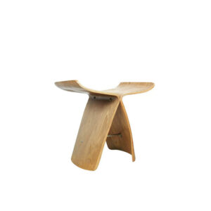 Modern Minimalist Curved Wooden Butterfly Stool Chair