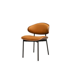 Mid-Century Modern Walnut Veneer Chair