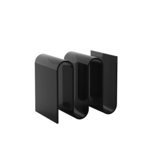 S-Shaped Modern Acrylic Multi-Tier Side Table