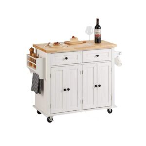Rubberwood Storage Trolley