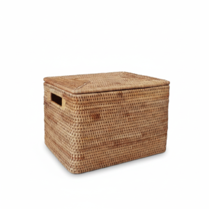 Handwoven Rattan Storage Basket