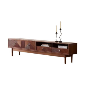 Nordic Solid Wood Retro TV Stand