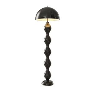 Cream-style mushroom floor lamp