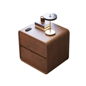 Solid wood bedside cabinet