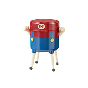 Decorative Mobile Waste Bin 13L