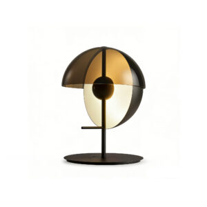 Modern Industrial Black Grain Iron Table Lamp