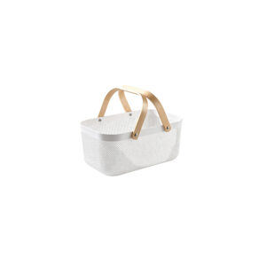 Mesh Storage Basket with Wooden Handle