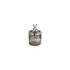 Bear Cylinder Cotton Swab Storage Jar