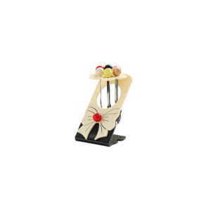 Bowtie-Shaped Fruit Fork Set with Storage Holder, Set of 7