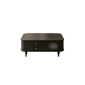 Chinese-style solid wood floor-standing coffee table