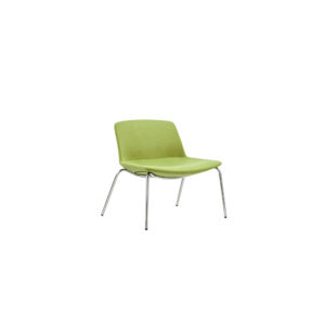 Lime Green Polyester Cantilever Chair