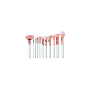 Professional 12pcs Makeup Brush Set with Quilted Pouch