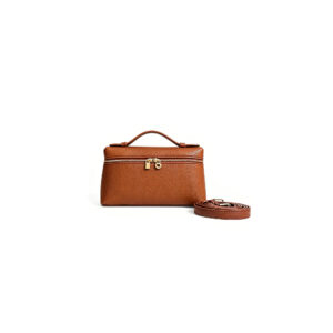 Premium Pebbled Leather Fashion Lunch Box Bag