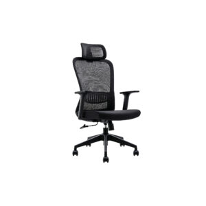 Ergonomic Mesh Office Chair with Adjustable Headrest and Lumbar Support