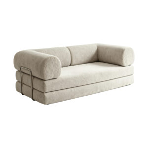 Cloud Bolster Sofa Bed, white-background front or three-quarter view