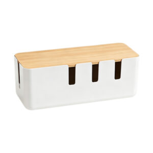 Cable Management Box, white-background front or three-quarter view