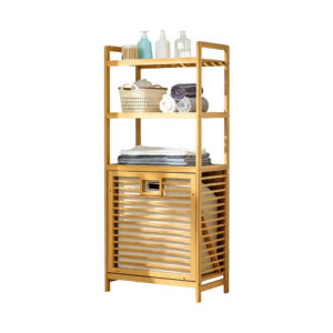 Multipurpose Floor Storage Rack, white-background front or three-quarter view