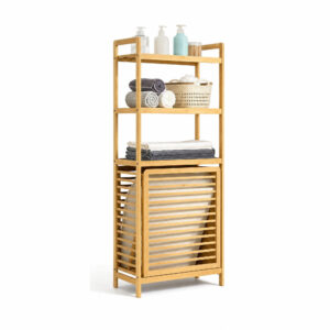 Multipurpose Floor Storage Rack, white-background rear or detail view