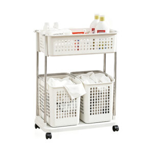 All-in-One Utility Laundry Cart, white-background front or three-quarter view