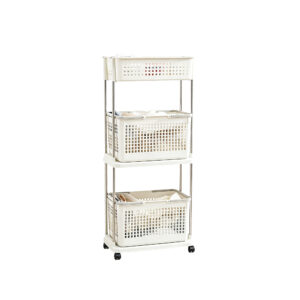 All-in-One Utility Laundry Cart, white-background rear or detail view