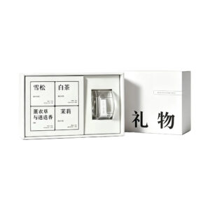 Hidden Poetry Aromatherapy Candle, white-background rear or detail view