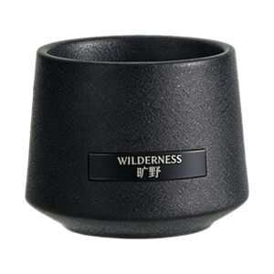 Pure Glow Minimalist Candle, white-background rear or detail view