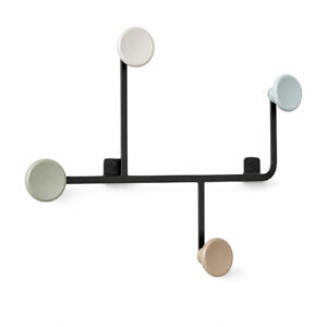 Artline Wall-Mounted Hook Rack, white-background rear or detail view