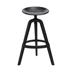 Neo-Industrial PP Bar Stool, white-background front or three-quarter view