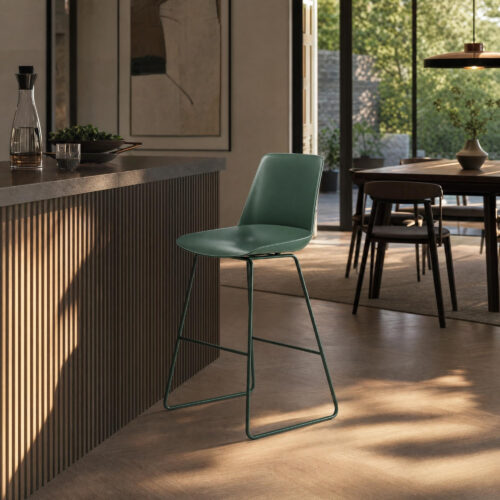 Plastic Shell Counter Stool, lifestyle setting 3