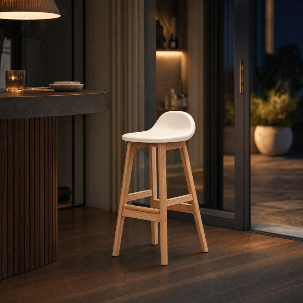 Wood Counter Stool, alternative campaign view