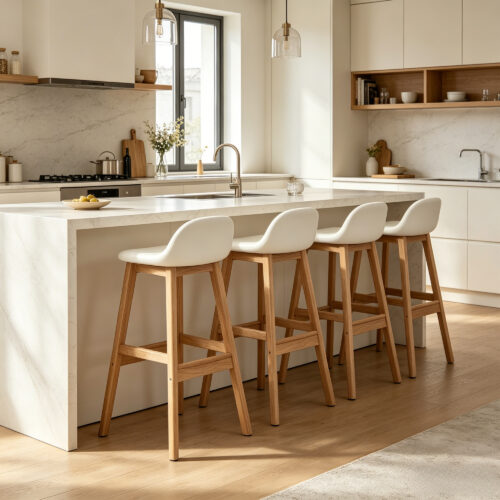 Wood Counter Stool, lifestyle setting 1