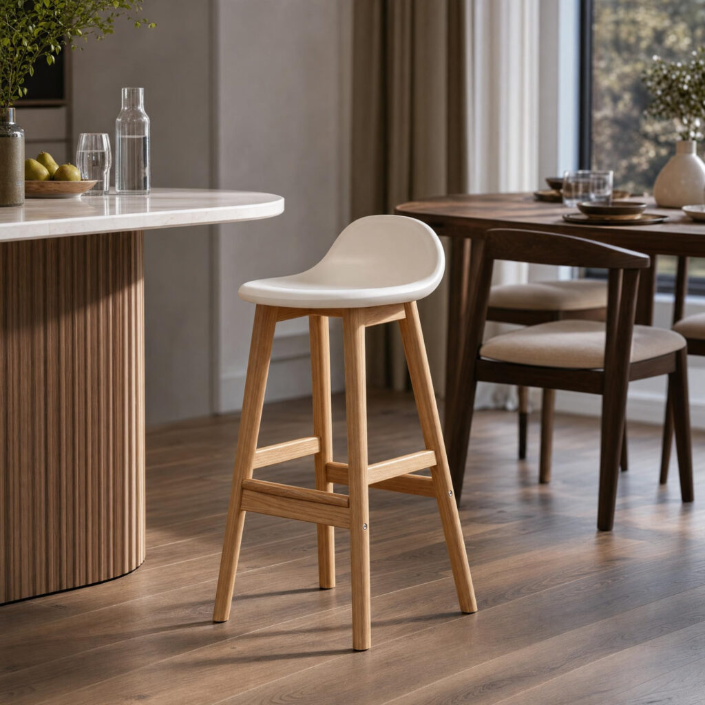 Wood Counter Stool, lifestyle setting 3