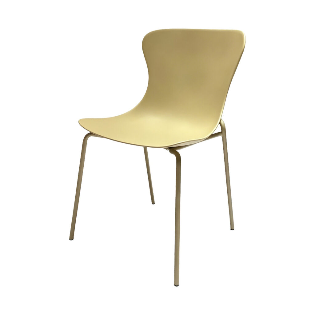 Aurora Curve Dining Chair, white-background front or three-quarter view