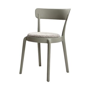 Pebble Softseat PP Dining Chair in White, white-background front or three-quarter view