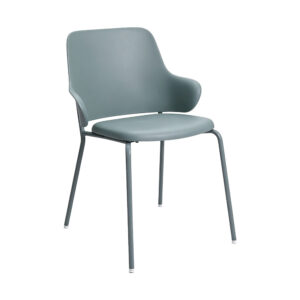 Sage Green Ergonomic Dining Chair, white-background front or three-quarter view