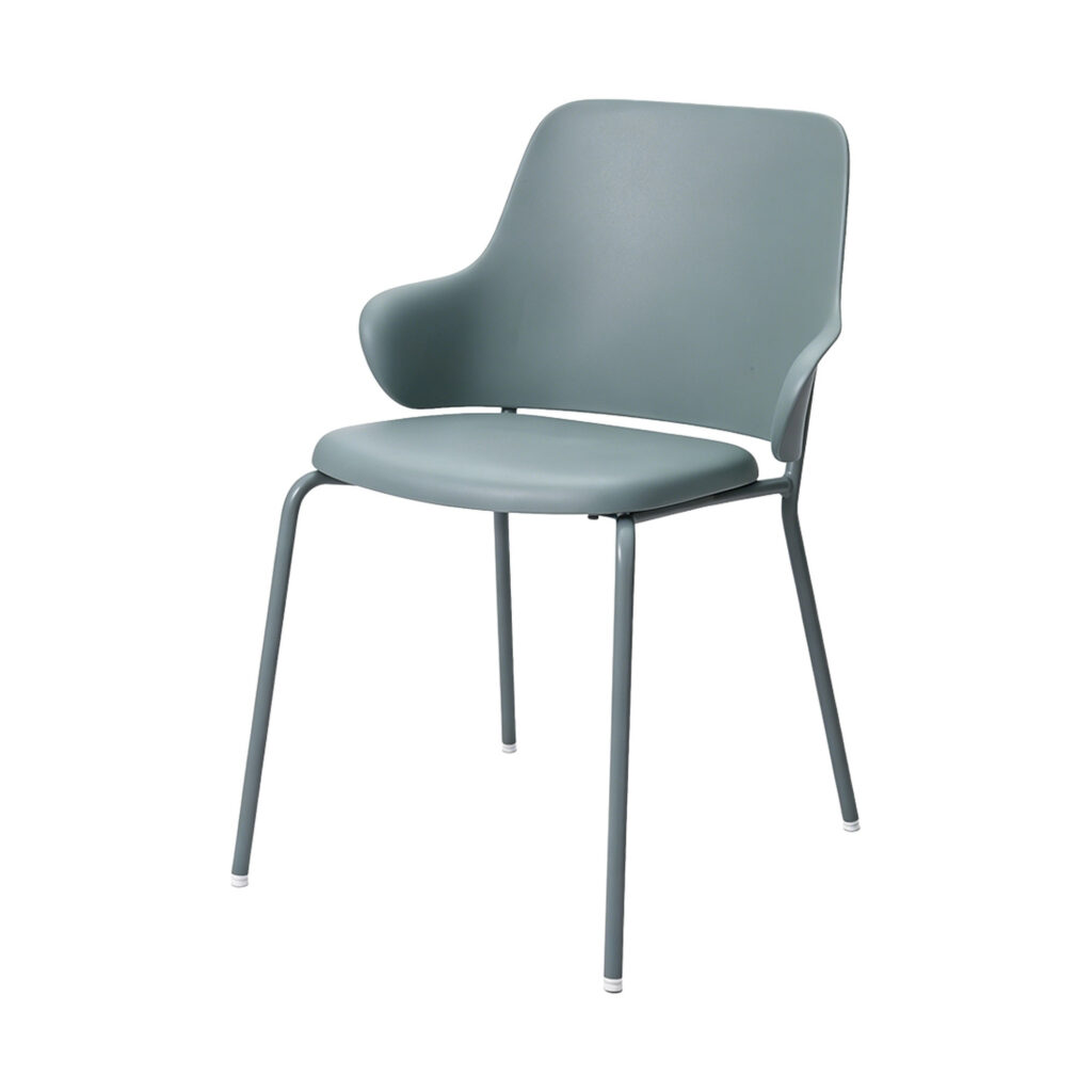 Sage Green Ergonomic Dining Chair, white-background front or three-quarter view