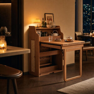Telescopic Folding Dining Table, alternative campaign view