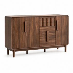 Dining Room Storage Cabinet, white-background front or three-quarter view