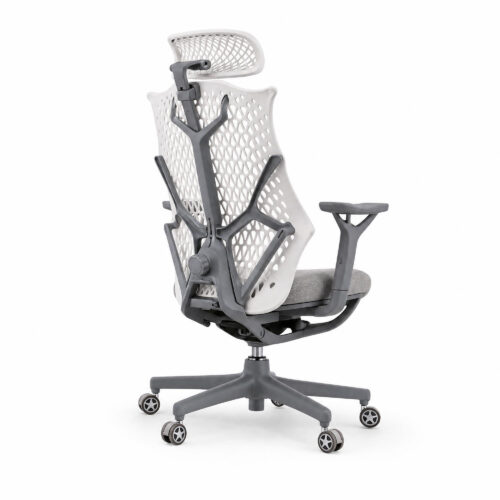 Bionic Tree-Design Ergonomic Office Chair, white-background rear or detail view