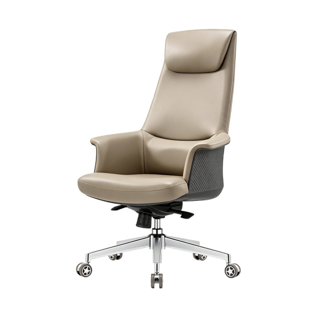 Padded High-Back Office Chair, white-background front or three-quarter view