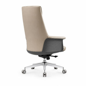 Padded High-Back Office Chair, white-background rear or detail view