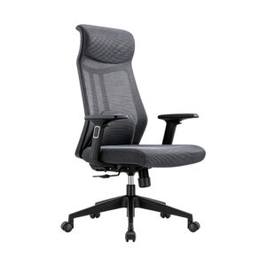 High-Back Mesh Office Chair, white-background front or three-quarter view
