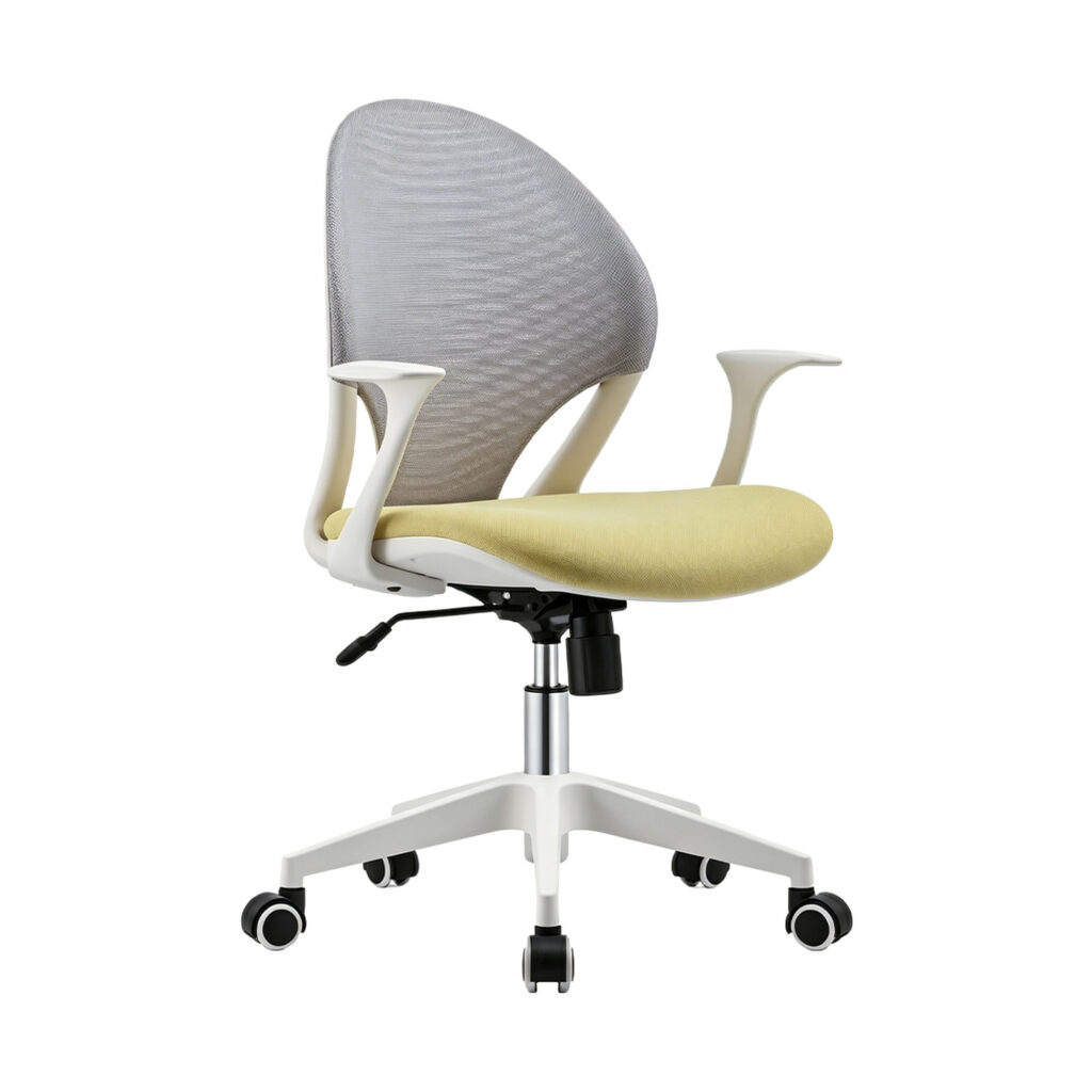 Dual-Tone Breathable Mesh Office Chair, white-background front or three-quarter view
