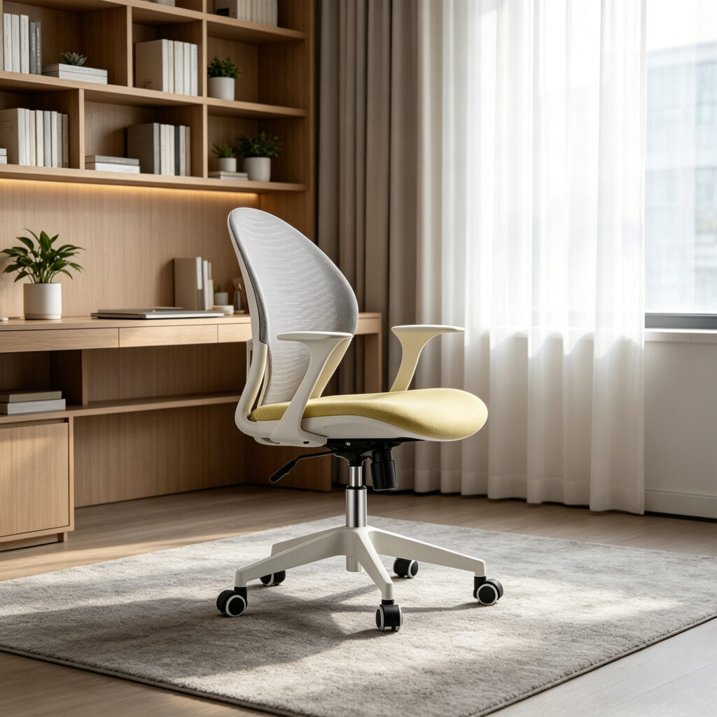 Dual-Tone Breathable Mesh Office Chair, styled campaign view