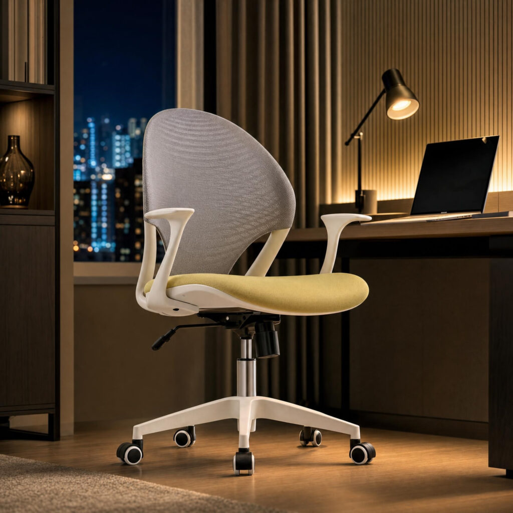 Dual-Tone Breathable Mesh Office Chair, alternative campaign view