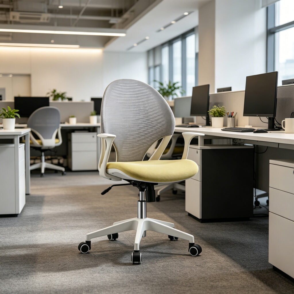 Dual-Tone Breathable Mesh Office Chair, lifestyle setting 1