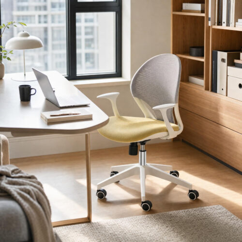 Dual-Tone Breathable Mesh Office Chair, lifestyle setting 2